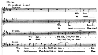 J.S Bach - Wir danken dir, Gott, wir danken dir, BWV 29 Vocal score