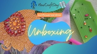 Diamond Painting Unboxing - NewCraftDay / Craft Supplies Unboxing #newcraftday